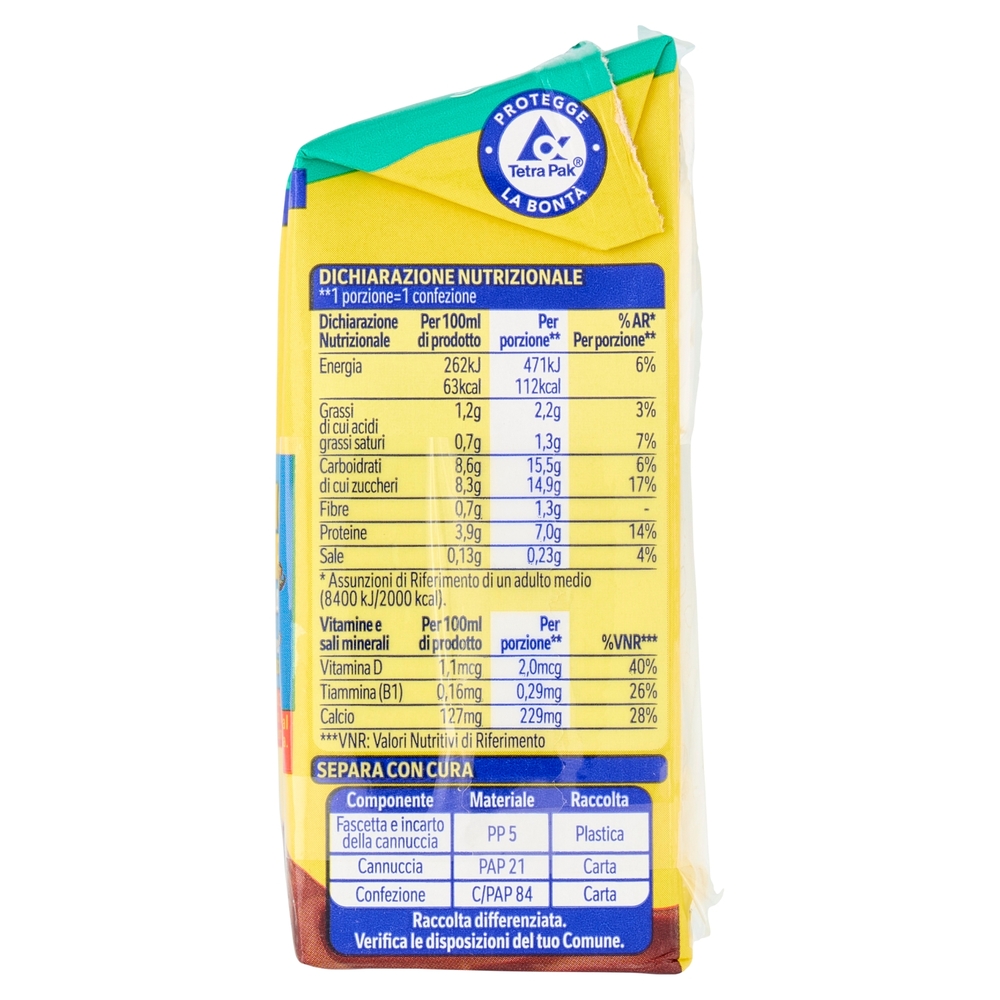 NESQUIK PRONTO DA BERE SENZA LATTOSIO Bevanda a base di latte e cacao solubile 3 brick da 180ml